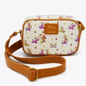 Loungefly Disney Chip 'N' Dale Monsters Camera Crossbody Bag Purse NEW WITH TAGS